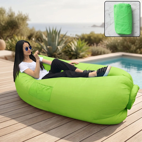 Inflatable Air Lounger Sofa for Outdoor & Travel Relaxation