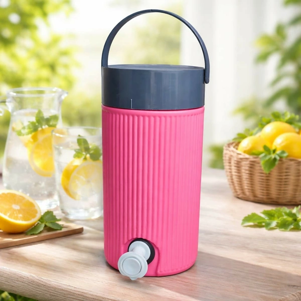 Insulated 3000ml Water Jug with Leak-Proof Tap & Handle