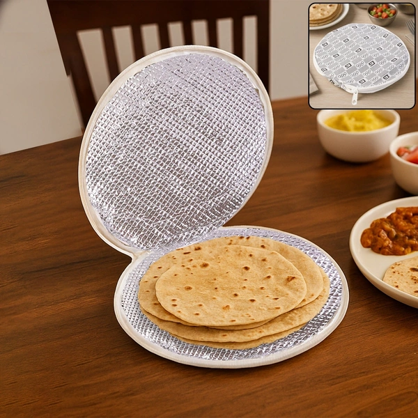 Insulated Roti Cover for Warm Chapatis & Parathas (23x23cm)