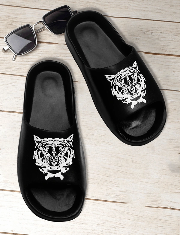Kapani Fashion Men Men Classic, Lightweight, Ultra cushion, Flipflops, Slipper, Slides (Black , 9) Slides