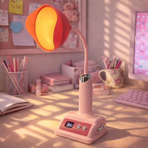 LED Desk Lamp with Adjustable Neck for Study & Home Use