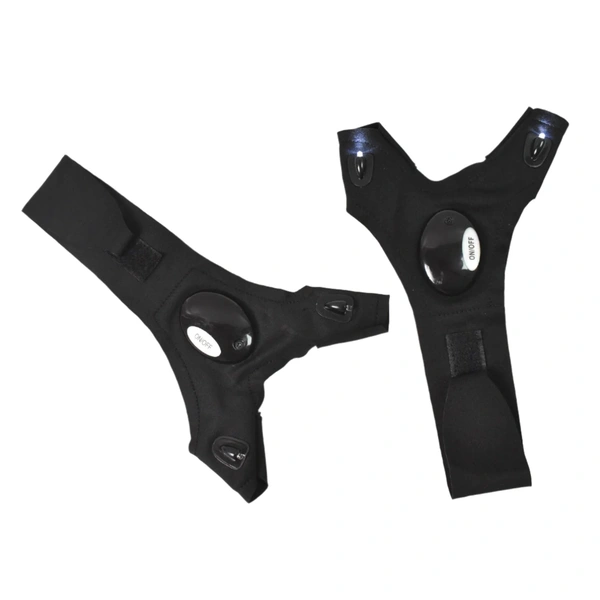 LED Flashlight Gloves - Fingerless Lighted Work & Outdoor Handwear