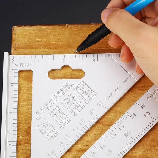 Lightweight Double-Sided 7-Inch Triangle Measurement Tool