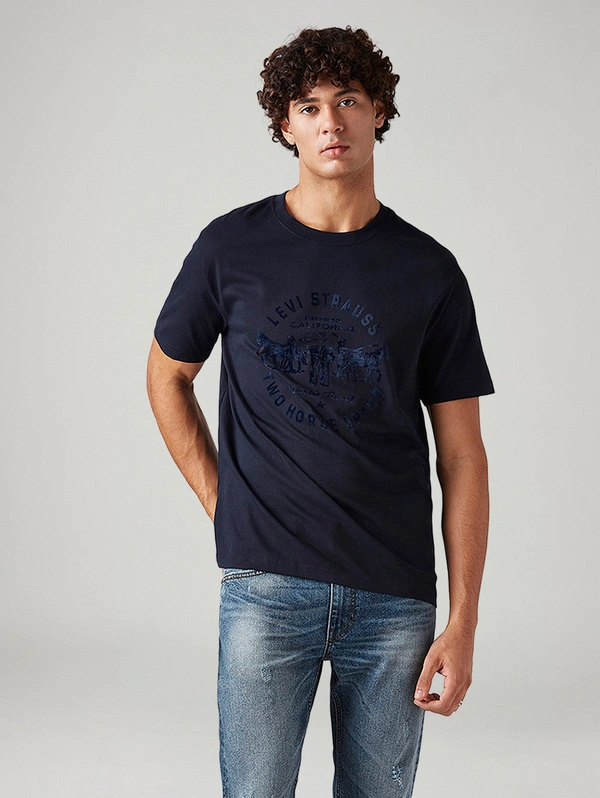 Men's Graphic Print Regular Fit T-Shirt