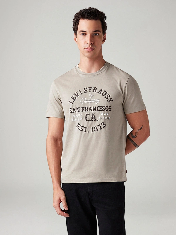 Men's Graphic Print Slim Fit T-Shirt