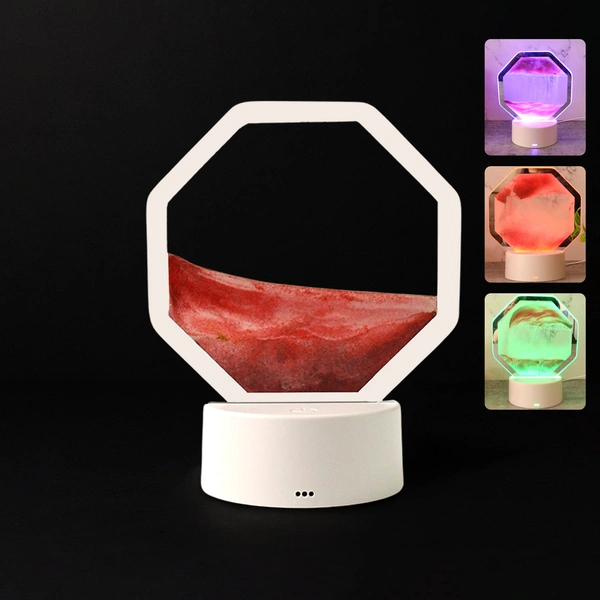 Mesmerizing LED Moving Sand Art Table Lamp