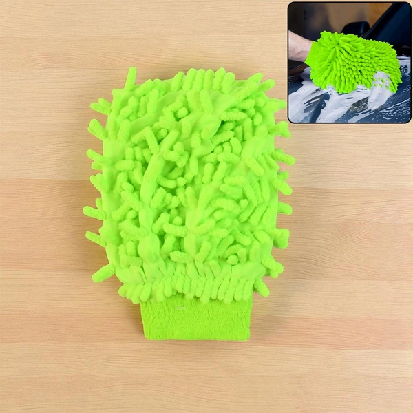Microfiber Car Wash Glove Mitt for Scratch-Free Cleaning
