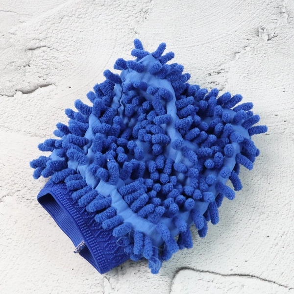 Microfiber Wash Mitt & Multipurpose Cleaning Glove - Scratch-Safe