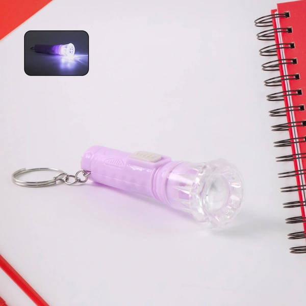 Mini LED Flashlight Keychain Torch – Portable & Bright Light