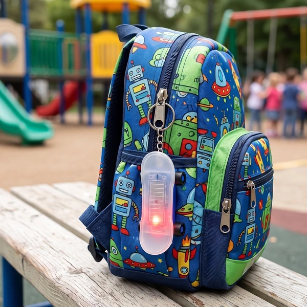 Mini Skateboard LED Keychain – Light-Up Stylish Key Holder
