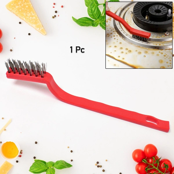 Mini Stainless Steel Wire Brush for Rust Removal & Cleaning (1 Pc)