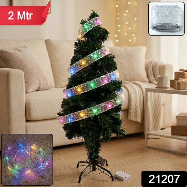 Multicolor LED Ribbon Light Strip 2 Mtr – Festive & Flexible