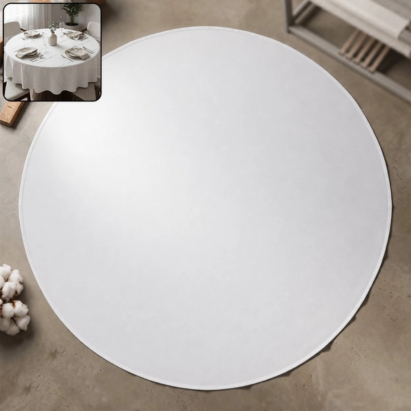 Multipurpose Round Dining Table Mat - 150x150 cm, 1 Pc