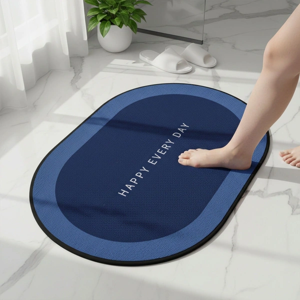 Norvo Non-Slip Oval Super Absorbent Bath Mat