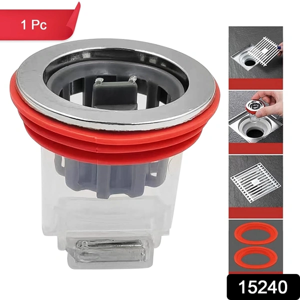 Odour Proof Plastic Floor Drain for Bathroom & Kitchen – 1 Pc