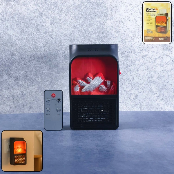 Portable Electric Fireplace Lamp LED Flame Heater 1000W
