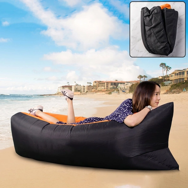 Portable Inflatable Air Lounger Sofa for Camping & Beach