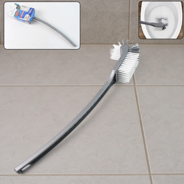 Pro Clean Ergonomic Long Handle Toilet Brush - Deep Cleaning (1 Pc)
