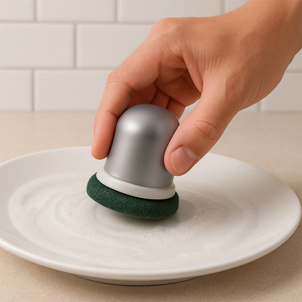 Pro Clean Heavy-Duty Kitchen Scrubber with Grip Handle (1 Pc)