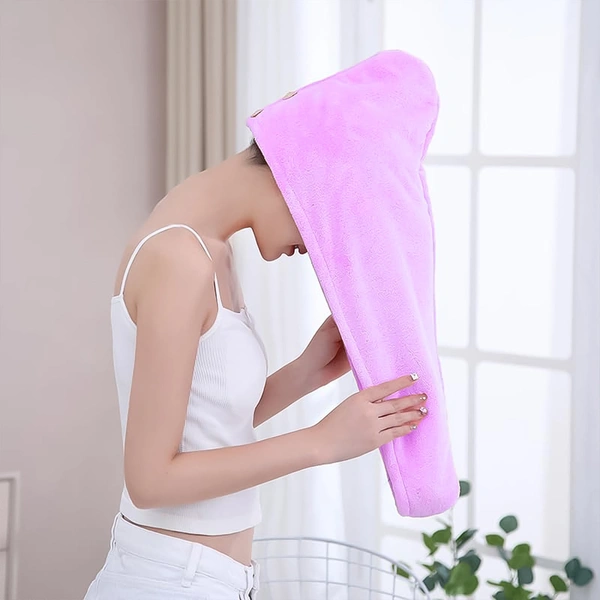 Quick Turban Microfiber Hair-Drying Towel – Absorbent & Lightweight