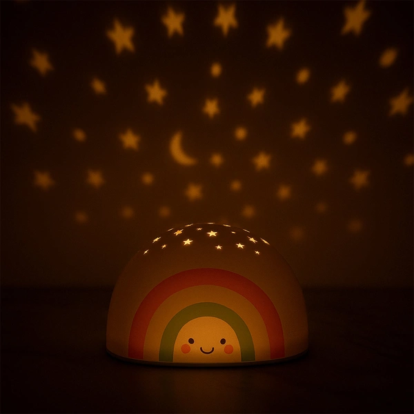 Rainbow Projector LED Night Light for Kids – Starry Sky Lamp