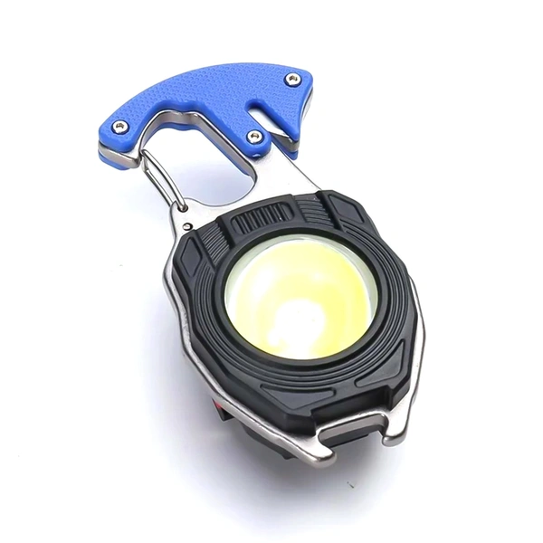 Rechargeable LED Keychain Flashlight with 6 Lighting Modes