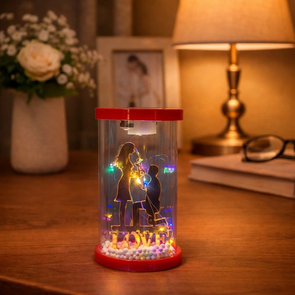 Romantic Couple LED Decorative Table Lamp for Bedroom & Gifting