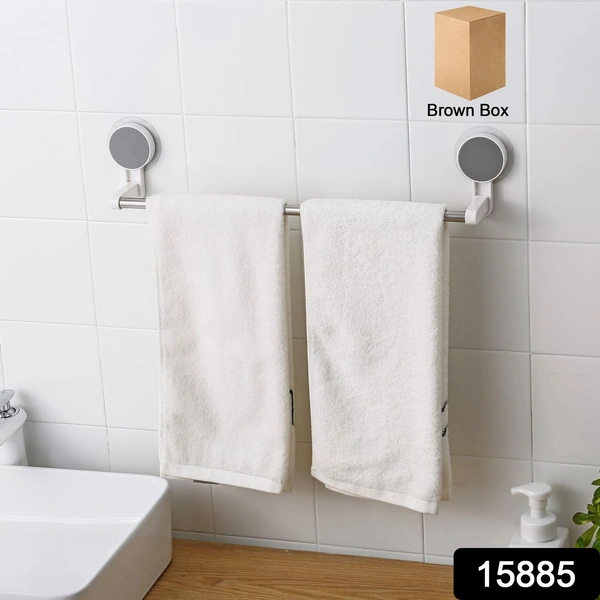 Self-Adhesive Rust-Resistant Towel Rod – Drill-Free Wall Mount