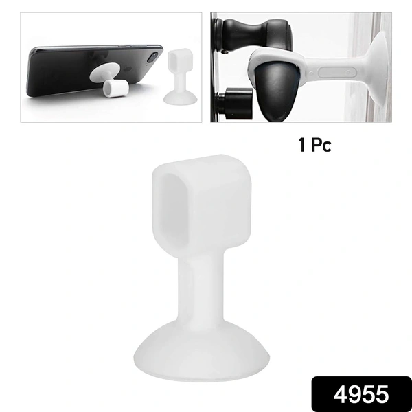Self-Sucking Silicone Door Stopper (1 Pc / Mix Color)