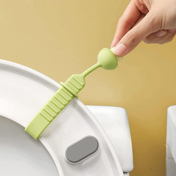 Silicone Toilet Seat Lifter Band - Hygienic Non-Slip Grip