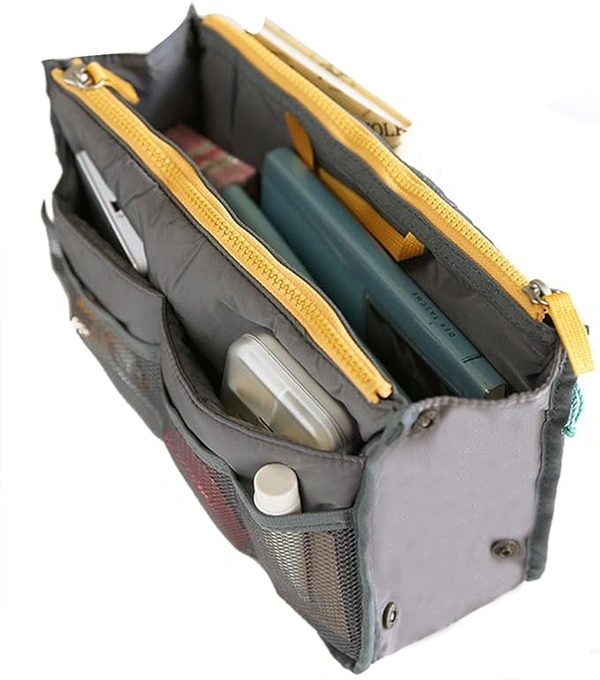 SmartPouch Women’s Handbag Insert – Travel-Ready Purse Organizer with Multi Compartments