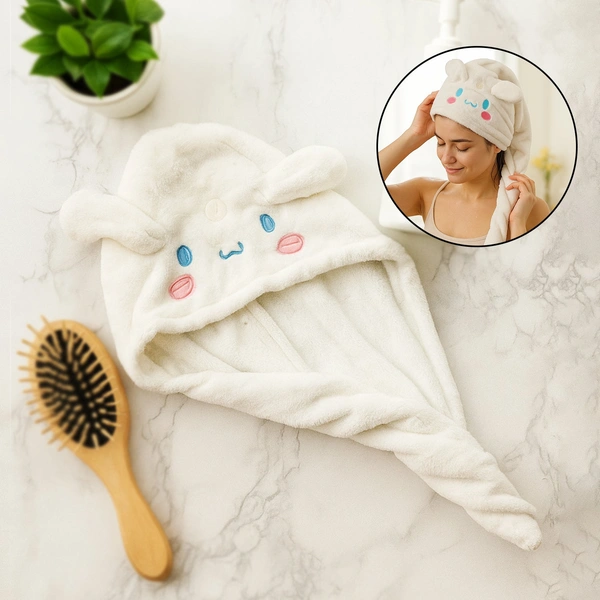 Soft Microfiber Hair Drying Towel Wrap (1 pc / Mix Design)