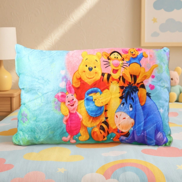 Soft Plush Cartoon Kids Pillow - 40x25 Cm Cushion
