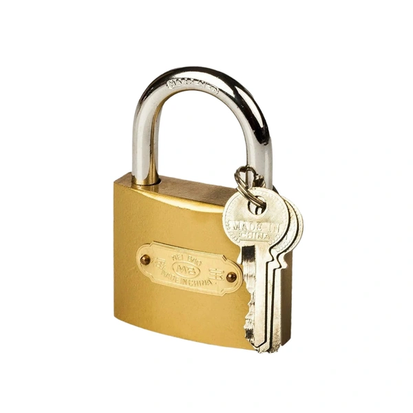 Solid Imitation Copper Lock with Hardened Steel Shackle