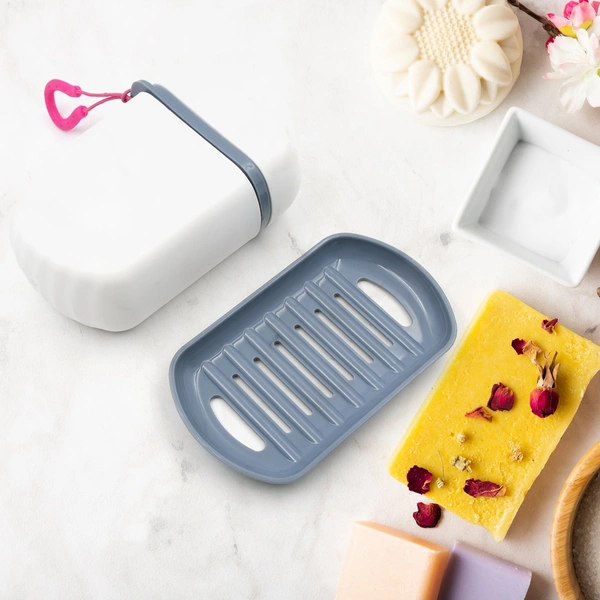 Stylish Leak-Proof Travel Soap Box - Durable & Compact