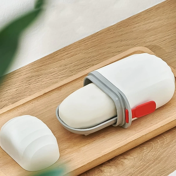 Stylish Soap Holder for Travel & Bathroom Use ,Sabudani (1 Pc, Non-Leak Seal)