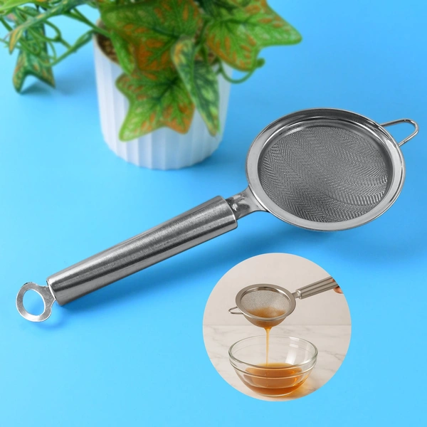 Supermom Stainless Steel Fine Mesh Strainer with Long Handle