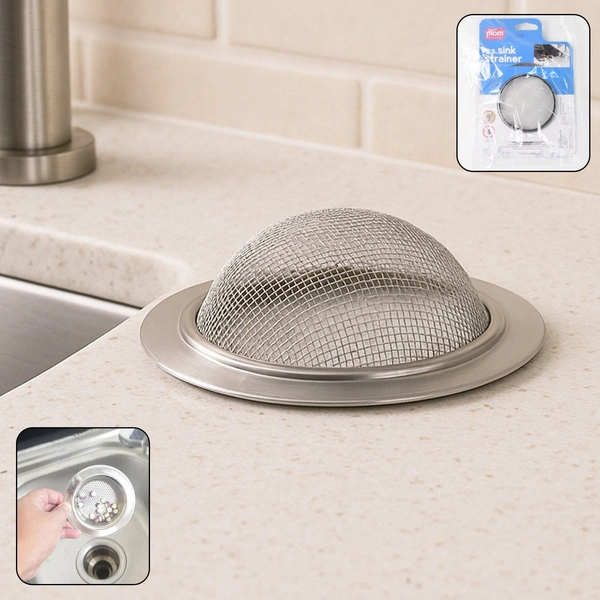 Supermom Stainless Steel Sink Strainer – Anti-Clog Kitchen Drain Filter