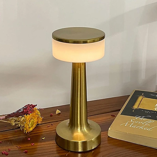 Touch LED Lamp – USB, 3 Colors, 3 Brightness Levels (1 Pc, Metal)