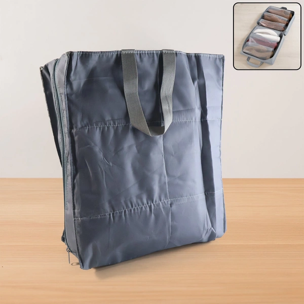 Travel Shoe Storage Bag - Waterproof Organizer for 3 Pairs