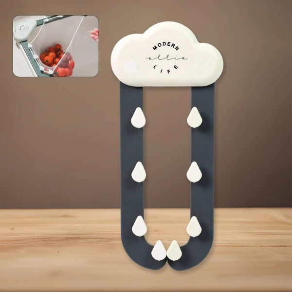 Triangle Kitchen Sink Strainer Rack - Durable ABS, Space-Saving Filter