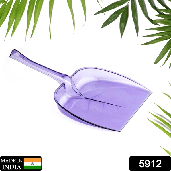 Unbreakable Plastic Dustpan with Long Handle – Large Size for Home