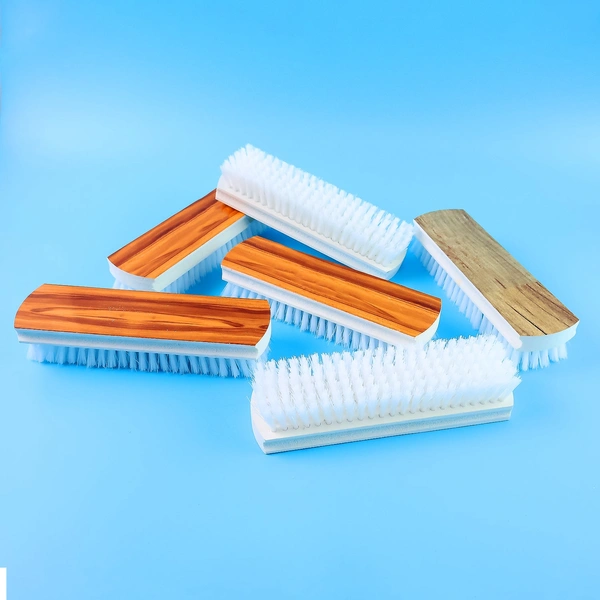 Veepee 6-Piece Washing and Cleaning Scrub Brush Set – (Multi-Color Bristles)