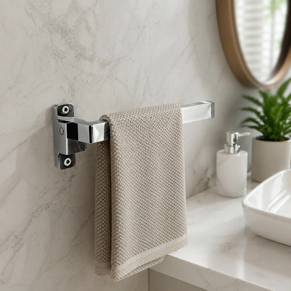 Wall Mounted Napkin & Towel Hanger - Stainless Steel Chrome Finish