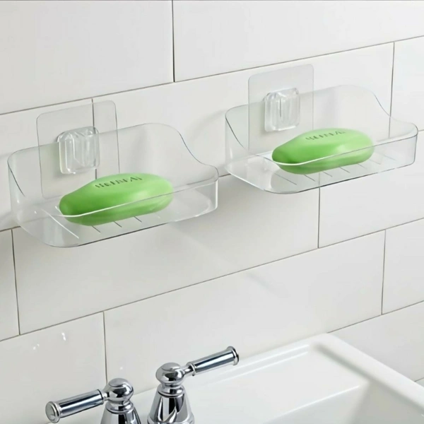 Wall Mounted Soap Holder for Bathroom, Set of 2
