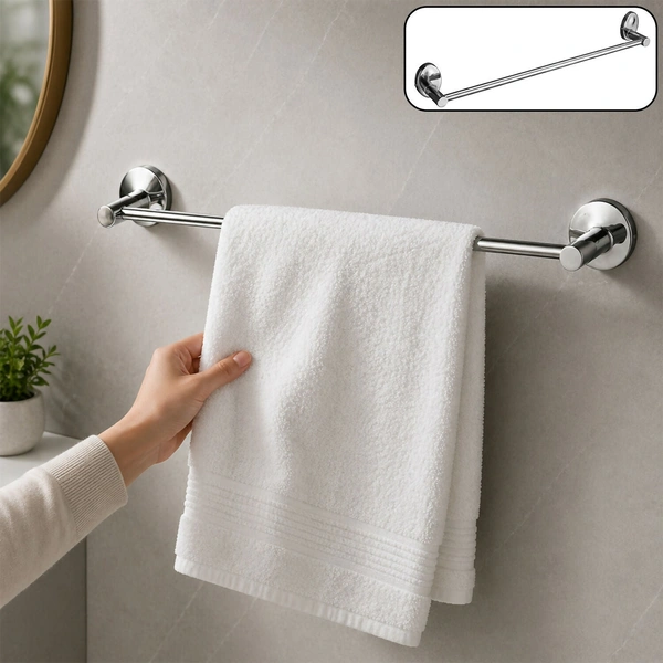 Wall Mounted Stainless Steel Towel Rod Holder Bathroom Towel Bar
