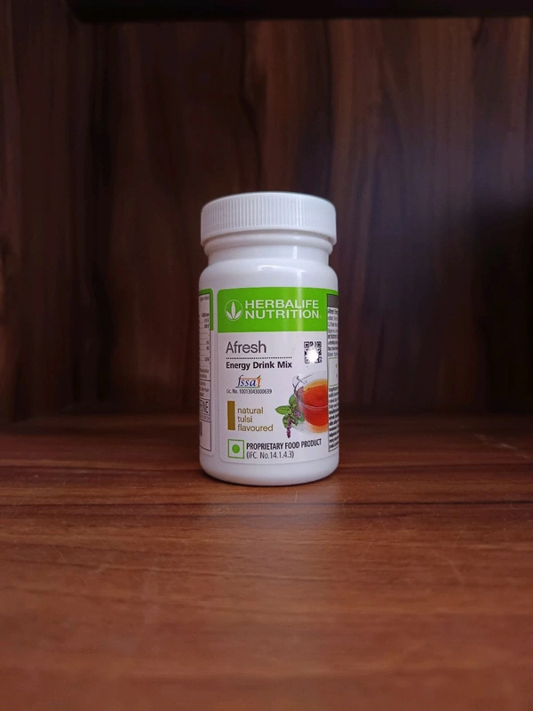 Herbalife Afresh Energy Drink Tulsi Flavour 50gm