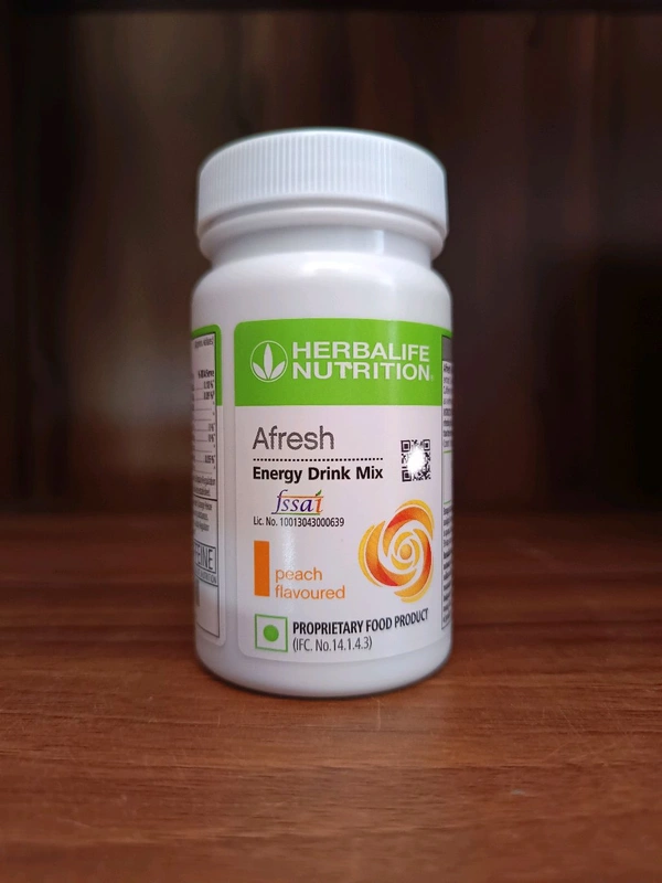 Herbalife Afresh Energy Drink Peach Flavour 50gm