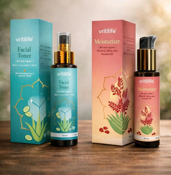 Vritilife Toner And Moisturizer Combo Pack
