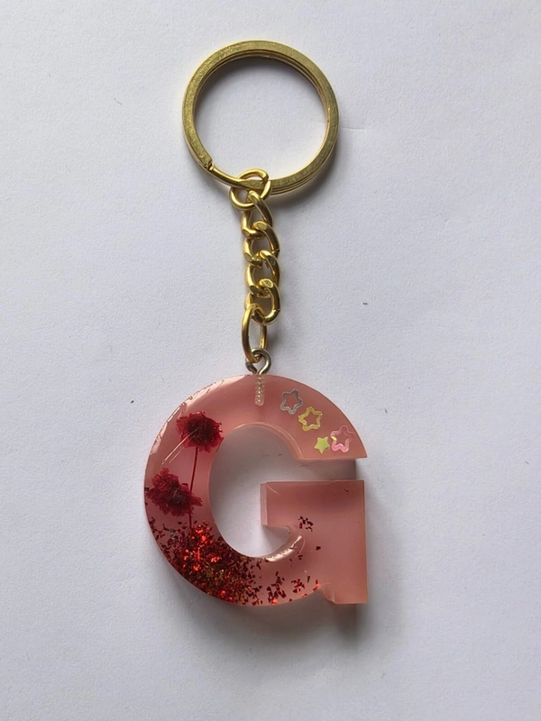 Light pink letter with flower 202 - 3.9 cm, Wewak